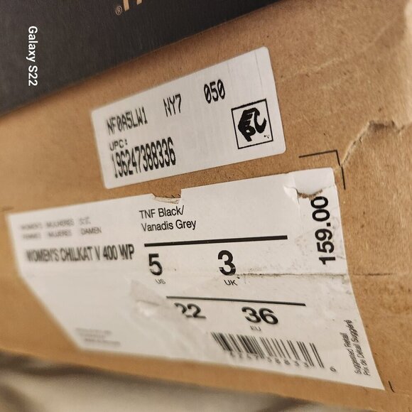 The North Face Women’s Chilkat V 400 Waterproof Boots. NIB. Size 5 - Picture 7 of 13